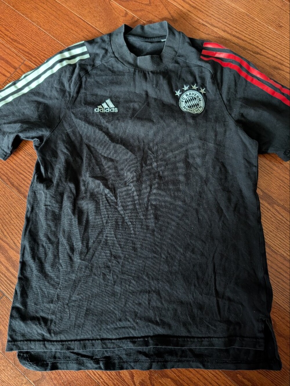 Adidas Men’s Black FC Bayern Short Sleeve Shirt